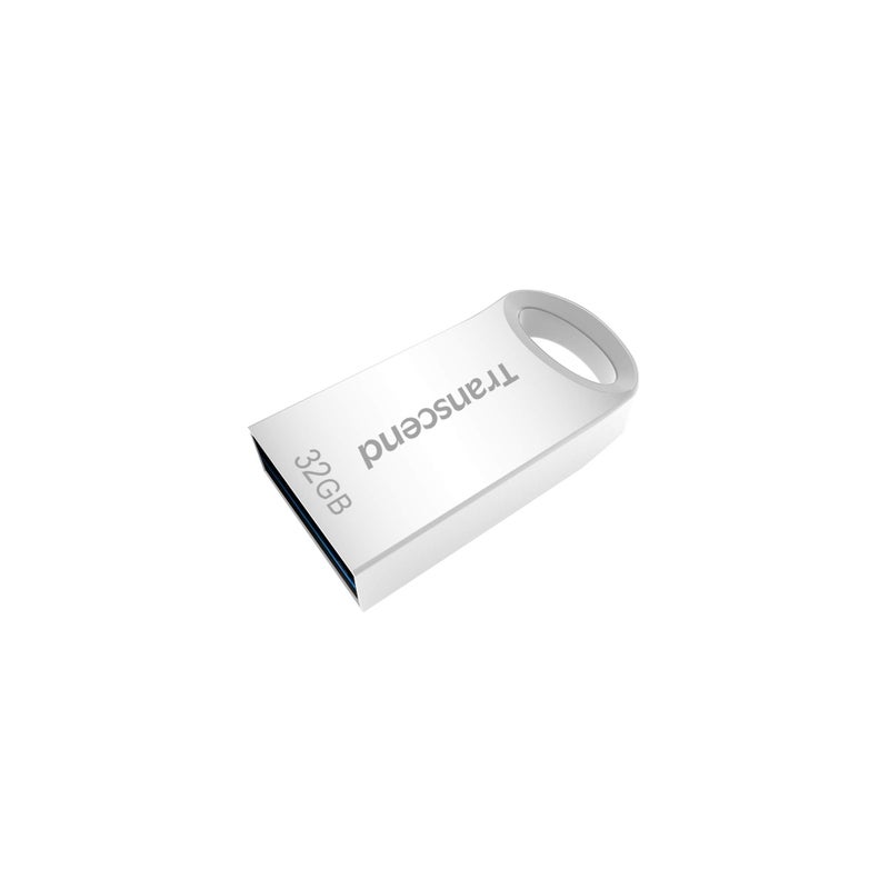 Transcend 32GB JetFlash 710 USB 3.1/3.0 Flash Drive (TS32GJF710S), Silver - Image 1